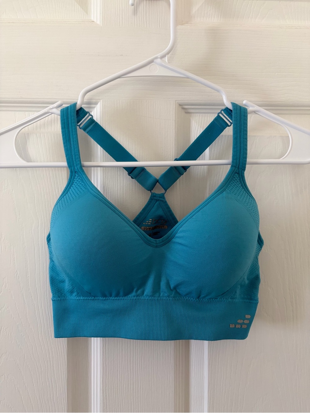 BCG Seamless Teal Padded Sports Bra